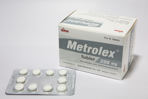 メトロレックスMetrolex 200mg 100錠入り  トリコモナス症