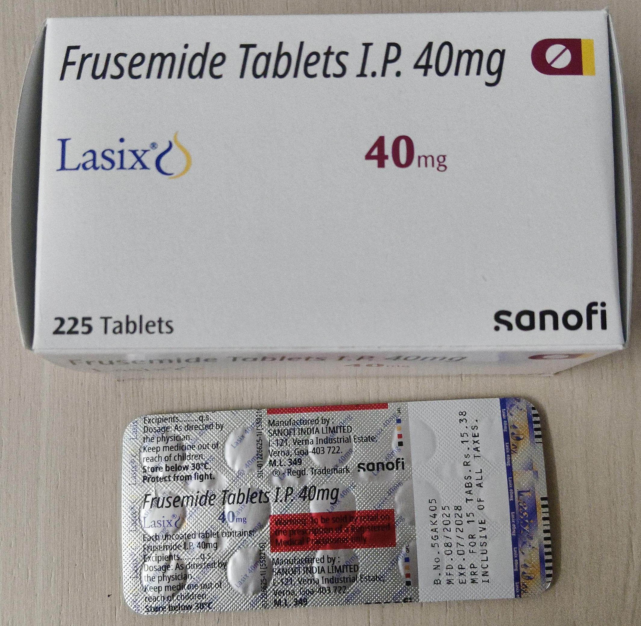 Lasix(ラシックス) 40mg 720錠　利尿薬
