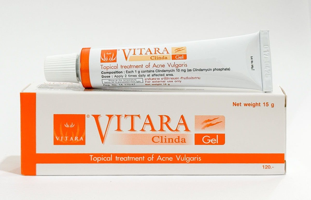 クリンダマイシンゲル 1% VITRA Clinda Gel (Clindamycin) 15g