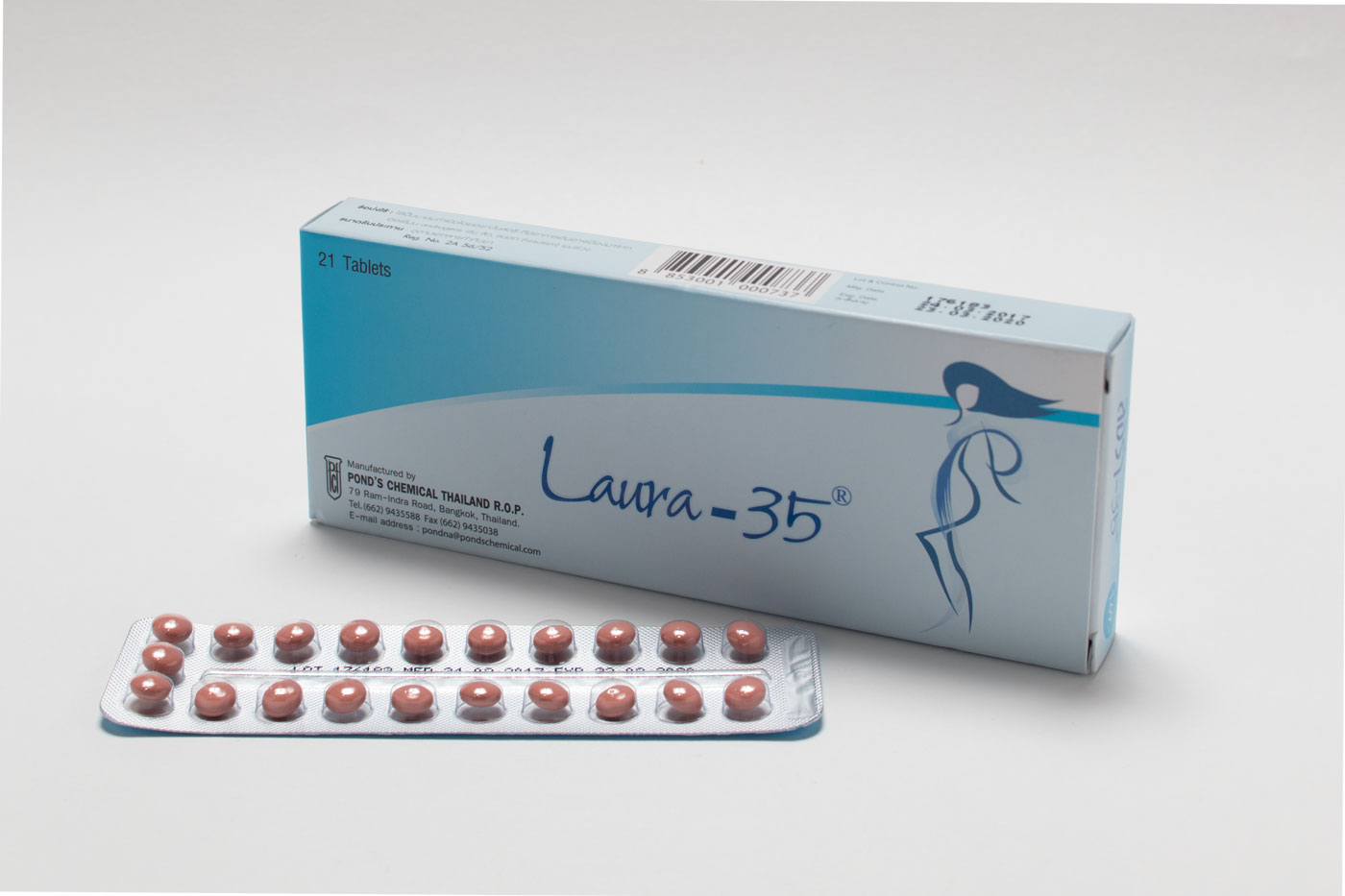 ローラ Laura-35 (ダイアン DIANE-35ジェネリック) 21錠x3
