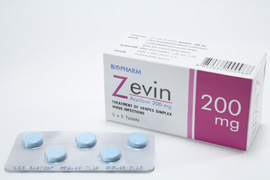 ゼヴィン タブレット ZEVIN TABLETS (ゾビラックスジェネリック) 200mg 100錠