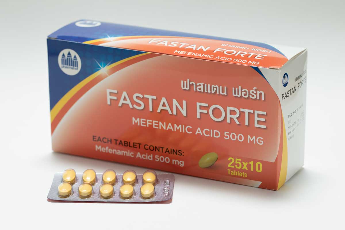 ファスタン・フォルテ FASTAN FORTE (メフェナム酸 500mg) 100 錠