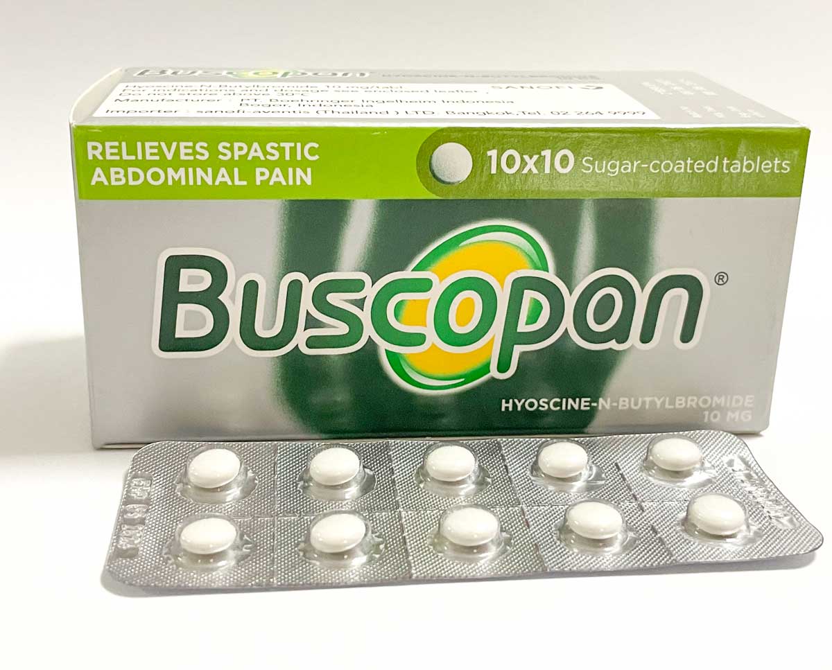 ブスコパン BUSCOPAN 10mg 100錠入り
