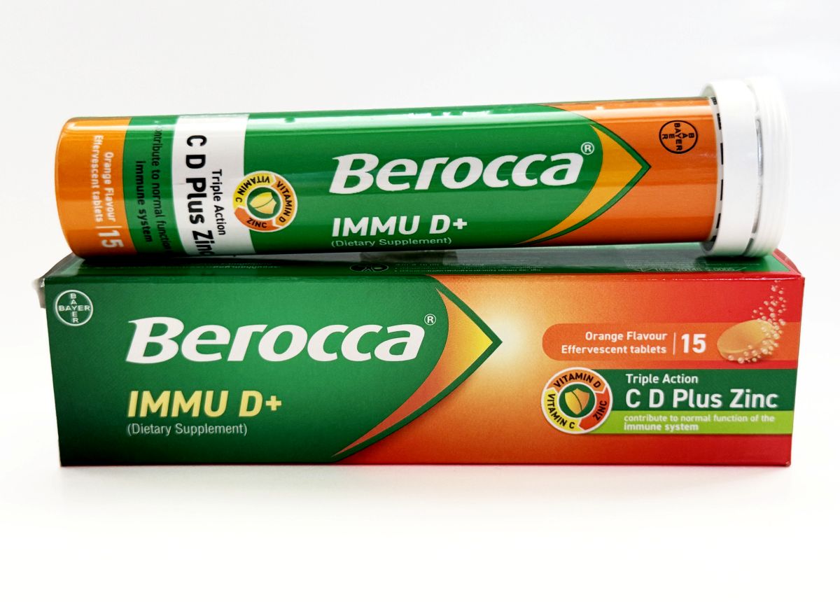 ベロッカBerocca IMMU D+ (旧レドクソン ジンク Redoxon Zinc) 発泡錠✖️2