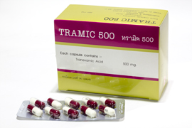 トラミック TRAMIC 500mg(トラネキサム酸 Tranexamic)トランサミンジェネリック10錠10シート×１箱