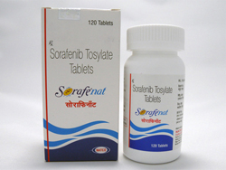 ソラフェナット 200mg （Sorafenat 200mg tabs）1ボトル（120錠入り）